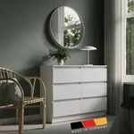 Home Collective Kommode mit 6 Schubladen Kommode Holz Schrank Kommode mit...