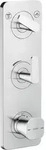 hansgrohe Thermostat-Modul Axor Citterio C ohne Struktur, chrom, UP mit Platte -