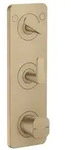 hansgrohe Thermostat-Modul Axor Citterio C o. Struk., brushed bronze, UP mit Platte -