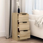 vidaXL Sideboard Sonoma-Eiche 30x30x70 cm Holzwerkstoff - Braun