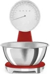 Smeg KSF01RDWW K&uuml;chenwaage Chrom, Rot Arbeitsplatte Elektronische K&uuml;chenwaage