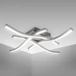 B.K.Licht - Deckenlampe mit neutralwei&szlig;er Lichtfarbe, je 4,3 Watt, je 450 Lumen, -