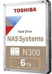Toshiba N300, 6 TB, 7200 RPM, 512 MB, 3.5", Serial ATA III