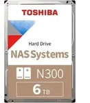 Toshiba N300, 6 TB, 7200 RPM, 512 MB, 3.5", Serial ATA III