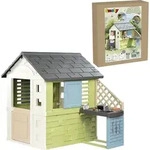 Smoby Life Spielhaus Pretty mit K&uuml;che - wetterfestes Gartenhaus f&uuml;r Kinder mit