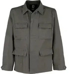 Brandit &Uuml;bergangsjacke Herren BDU Twill Jacket oliv Basics 100% Baumwolle S - Gr&uuml;n