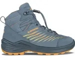 Lowa Kinder Zirrox II GTX Mid Wanderstiefel PETROL/MANGO 37 - Blau - 37