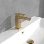 Villeroy & Boch Architectura Square Einhebel-Waschtischarmatur - Gold