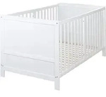 roba Babybett EASY SLEEP 70 x 140 cm inkl. Umbauecken - Mitwachsendes Gitterbett