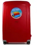 Samsonite S'Cure, Spinner, Rot, 4 Rad/R&auml;der, Europa, 102 l, 52 cm - Rot
