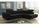 Ecksofa Caris mit Schlaffunktion und einstellbare Kopfst&uuml;tzen, Wohnlandschaft,