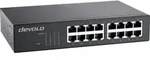 Devolo 7235, Unmanaged, Gigabit Ethernet (10/100/1000), Rack-Einbau, 1U - Schwarz