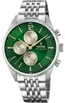 Festina Chronographen Timeless Chronograph Green - Gold - Gr&uuml;n