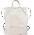 DuDu Ellesmere City Rucksack Leder 44 cm - Wei&szlig;
