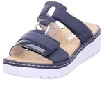 Rieker fsk damen sandalen Pantolette blau in Gr. 39 - Blau - 39