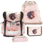 Belmil Schulranzen Set Pferd M&auml;dchen 1.Klasse Grundschule Classy - Rosa