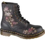 Dr. Martens 1460 Decayed Roses DM32070001, Bovver Stiefel, Damen, Schwarz - Schwarz -