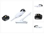 Makita DCL 181 FZ W Akku Staubsauger 18 V Wei&szlig; + 1x Akku 4,0 Ah - ohne...