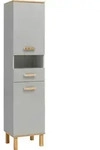 M&ouml;belpartner Hochschrank Padua 701996 Breite 40 cm - Grau