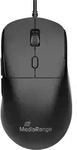 MediaRange Maus 6 Tasten kabelge. USB-C 800-2400 dpi sw - Schwarz