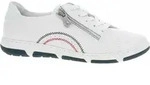 Rieker Schn&uuml;rhalbschuhe in weiss/weiss kombi, Gr. 36 - Wei&szlig; - 36