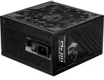 MSI MPG A850GS PCIE5, 850 W, 100 - 240 V, 50/60 Hz, Aktiv, 120 W, 850 W