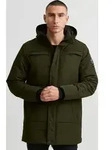 11 Project PRBraga Herren Winterparka Parka Winterjacke gef&uuml;ttert mit