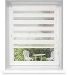 Doppelrollo Verdunkelungsrollo Fenster ohne Bohren Klemmfix 45x150cm leinen struktur