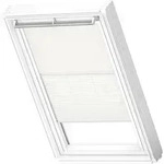 VELUX Original Dachfenster Duo Verdunkelungsrollo f&uuml;r SK06, Wei&szlig;, mit wei&szlig;er