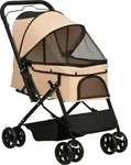 PawHut Hundebuggy Hundewagen f&uuml;r kleine Hunde Katzen Pet Stroller Oxford -...
