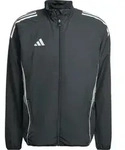 adidas Tiro 25 Wettkampf-Pr&auml;sentationsjacke, Gr&ouml;&szlig;e 2XL, Farbe: Schwarz/Teflonoptik