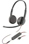 POLY Blackwire C3225 Stereo USB-C Headset (Packungseinheit), Kabelgebunden,