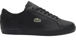 Lacoste POWERCOURT 125 2 SMA Herren Schwarz Schuhe Naturleder (749SMA008102H61) -