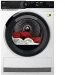 AEG Series 9000 TR9W75790, Freistehend, Frontlader, W&auml;rmepumpe, Wei&szlig;, Drehregler,