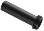 Geberit Sp&uuml;lbogenverl&auml;ngerung 185 mm, 45 mm, mit EPDM-Manschette Schwarz