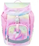 BAAGL Schulrucksack Airy Regenbogen Einhorn - Rosa