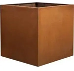 K&Ouml;HKO&reg; Designer-Blumenk&uuml;bel aus Cortenstahl VIVO 28 x 28 x 27 cm |...