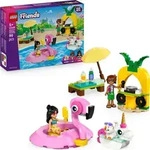 LEGO Friends Poolparty mit Einhorn und Flamingo - Spielzeug mit Tier Schwimmtieren, 2