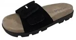 Rohde Pantoletten Pantoletten Veloursleder - Schwarz - 36