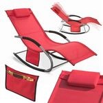 SoBuy OGS28-Rx2 Sonnenliege 2 Personen Liegestuhl Gartenliege wetterfest