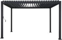 Lamellenpergola DELUXE 3x4m anthrazit