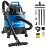Vacmaster Nass-Trockensauger 1250W 20L mit Filterbeutel f&uuml;r Haus Garage - Blau