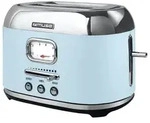 MUSE Retro Toaster 2 Scheiben, 6 Br&auml;unungsstufen, Pastellblau - Blau