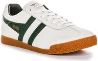 Gola Classics Harrier Leather Low Pro Offwht Classics Retro Herren Ledersneaker...