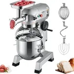 VEVOR K&uuml;chenmaschine, 1100 W Knetmaschine 20 L Edelstahl Kompakt K&uuml;chenmaschine 120