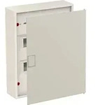 Aufputz-Schaltschrank AK624N3 + T&uuml;r AZT620, 33,9 x 45,3 cm, wei&szlig; - B