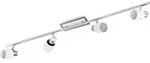 EGLO LED Deckenlampe Davida, 4 flammige Deckenleuchte, Deckenspot aus Metall in