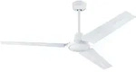 Energiespar Deckenventilator mit Fernbedienung Industrial Wei&szlig; 142 cm - Wei&szlig;