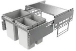 Naber Cox&reg; Base 360 K/600-3, Abfallsammler f&uuml;r Frontausz&uuml;ge, ohne Biodeckel,