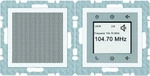 BERKER Radio Touch DAB+ mit Lautsprechersteuerung, Stilvolles Bedienfeld S.1/B.x -